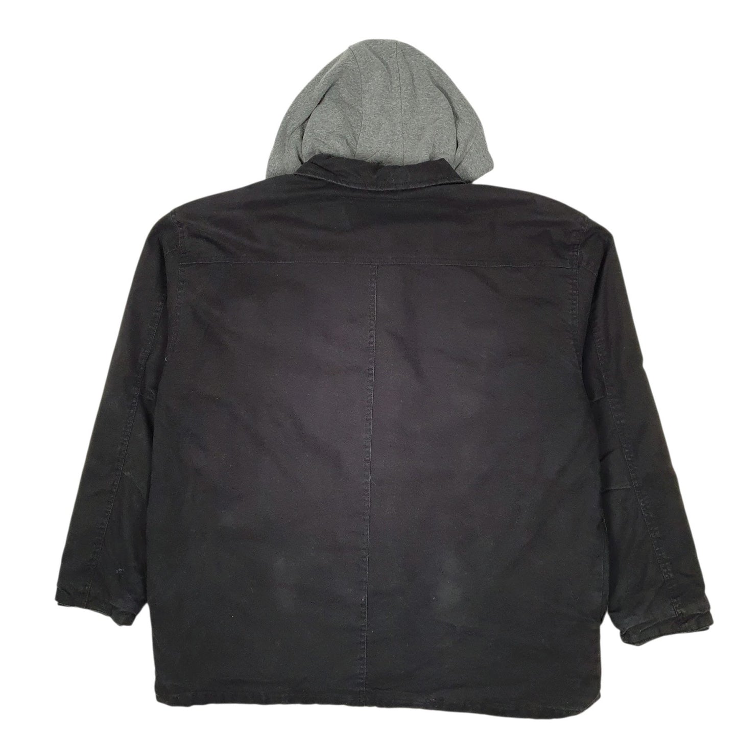 Mens Black Wrangler Chore Hoodie  Coat
