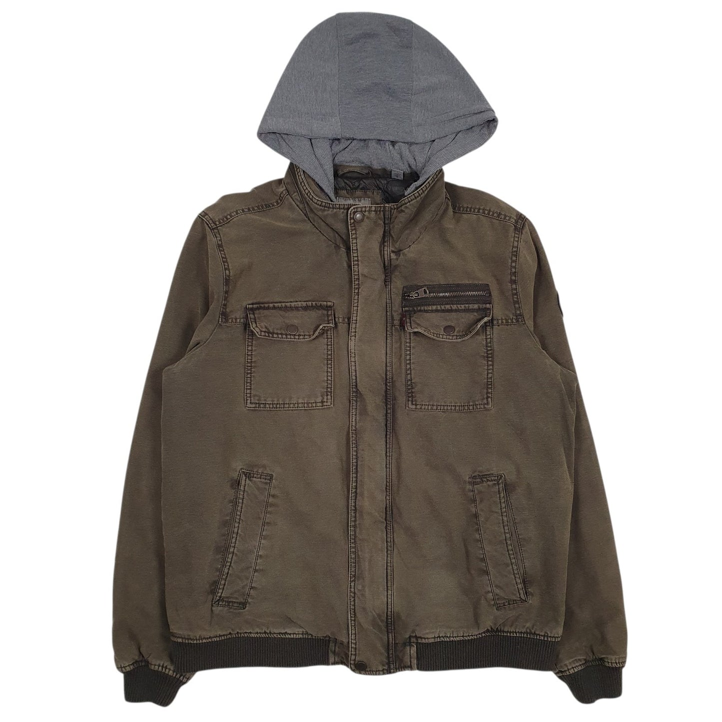 Mens Green Levis   Coat
