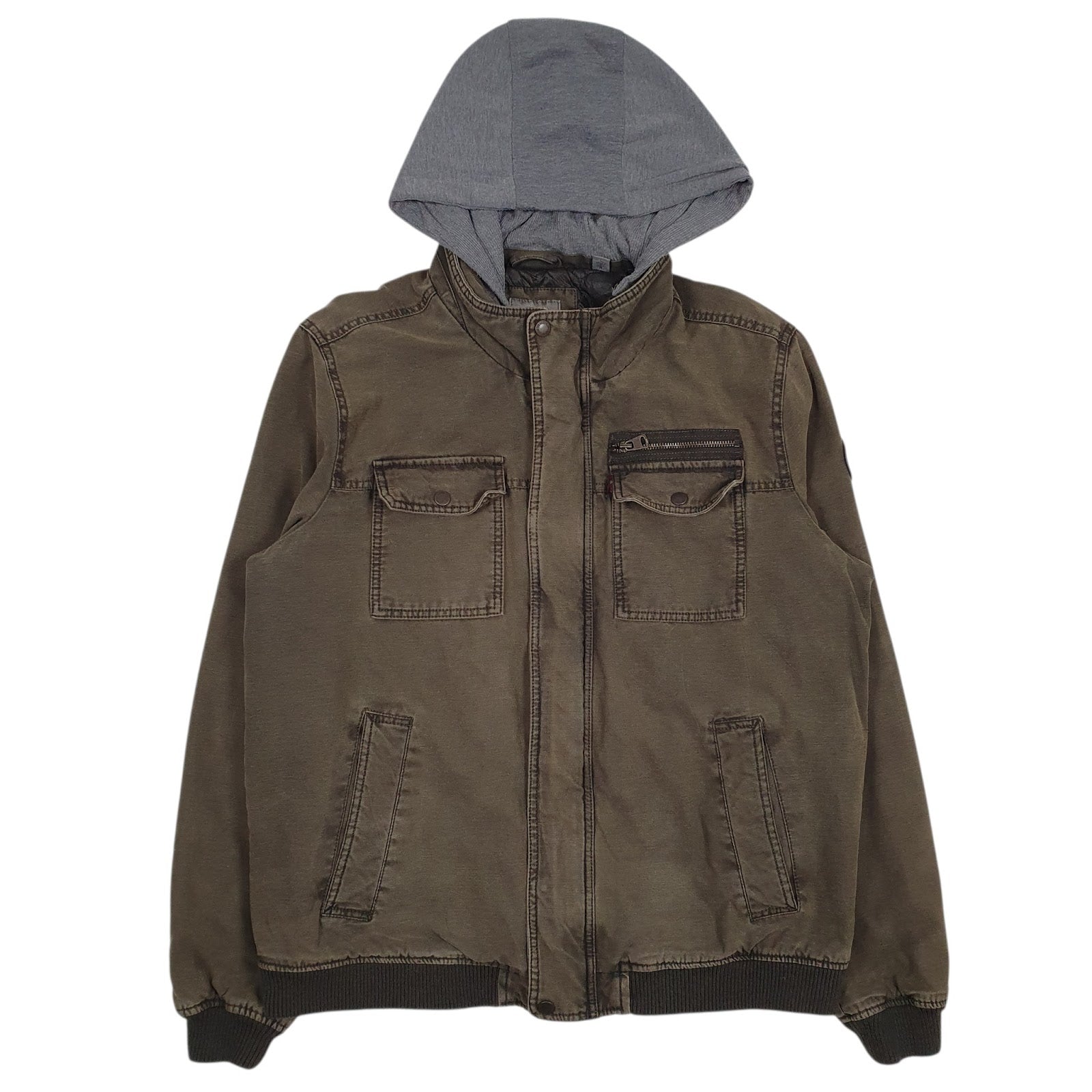 Mens Green Levis   Coat