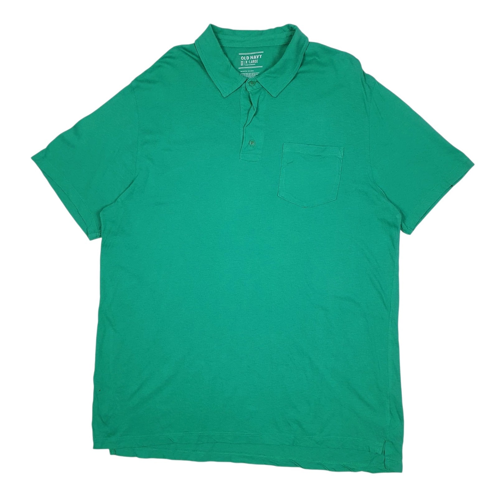 Mens Green Old Navy  Short Sleeve Polo Shirt