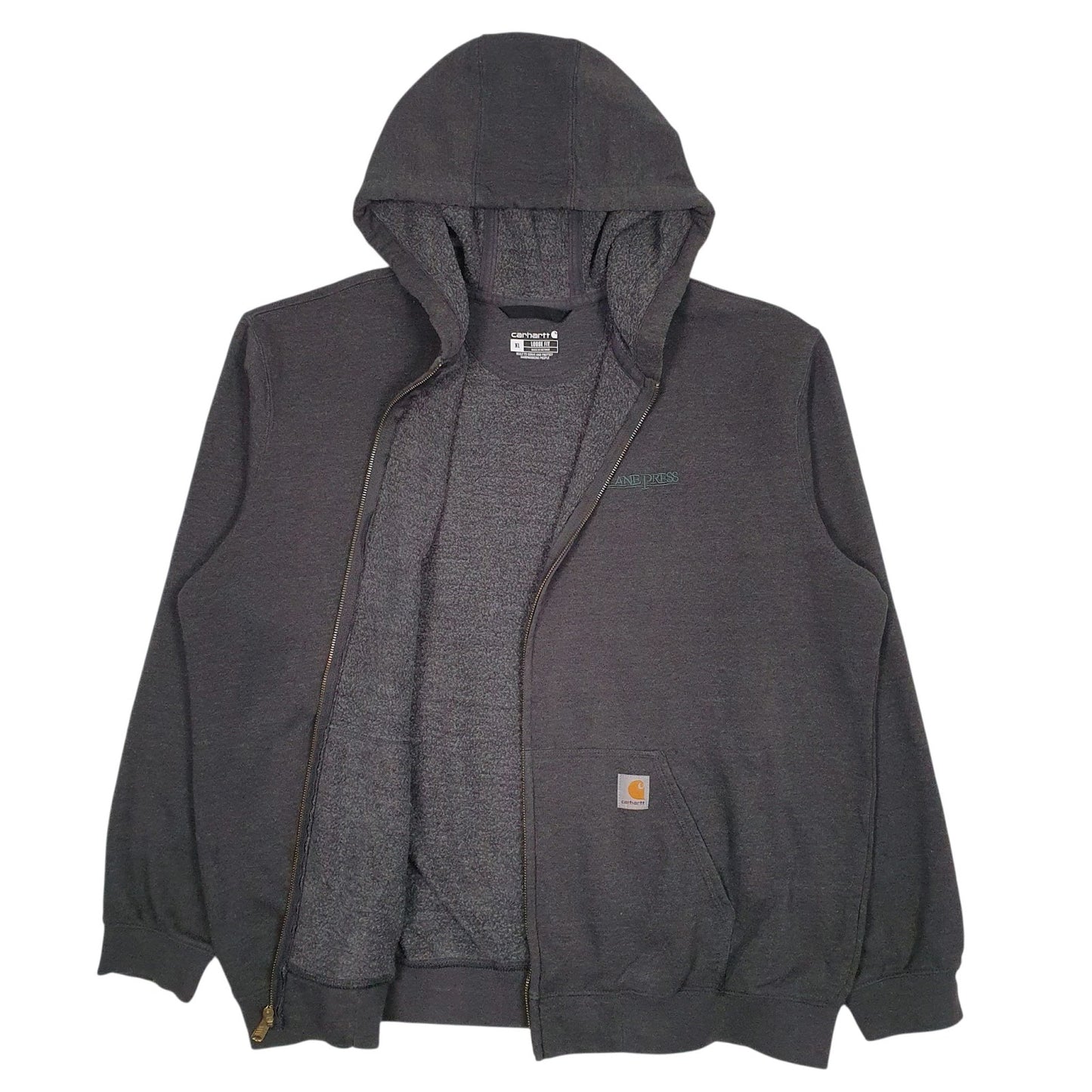 Mens Grey Carhartt  Full Zip Jumper