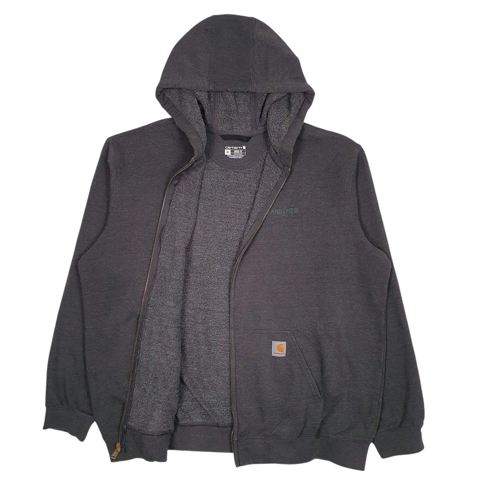 Mens Grey Carhartt  Full Zip Jumper