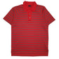 Mens Red Oakley Golf Short Sleeve Polo Shirt