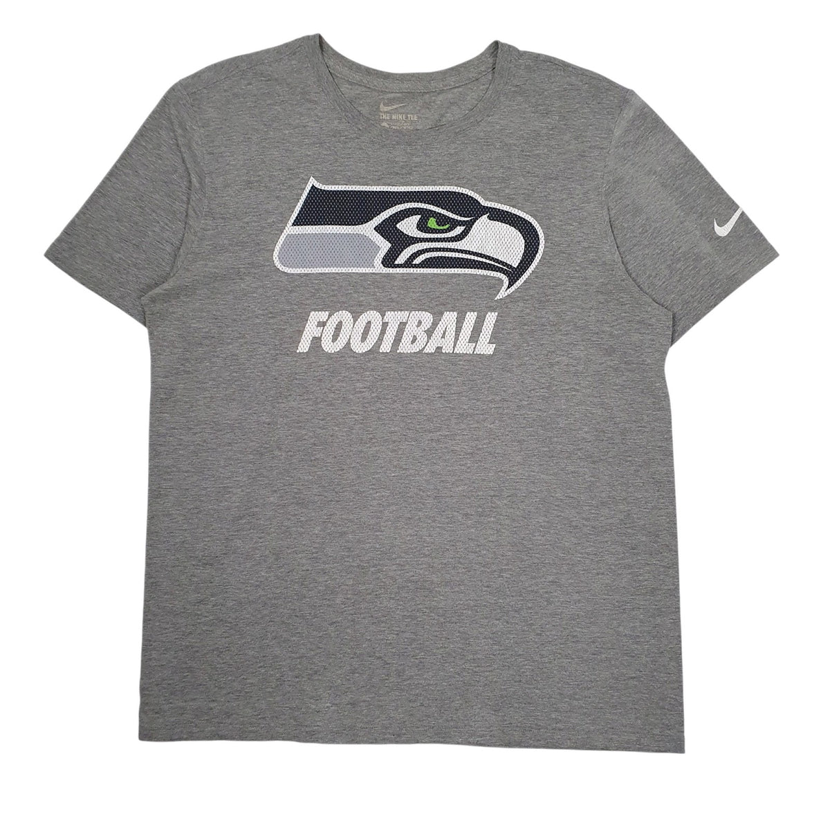 Mens Grey Nike NFL Seattle Seahawks Short Sleeve T Shirt