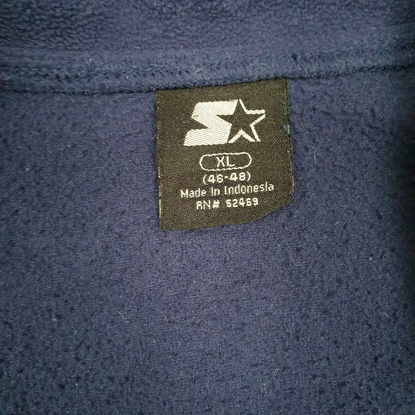 Mens Blue Starter  Full Zip Jumper