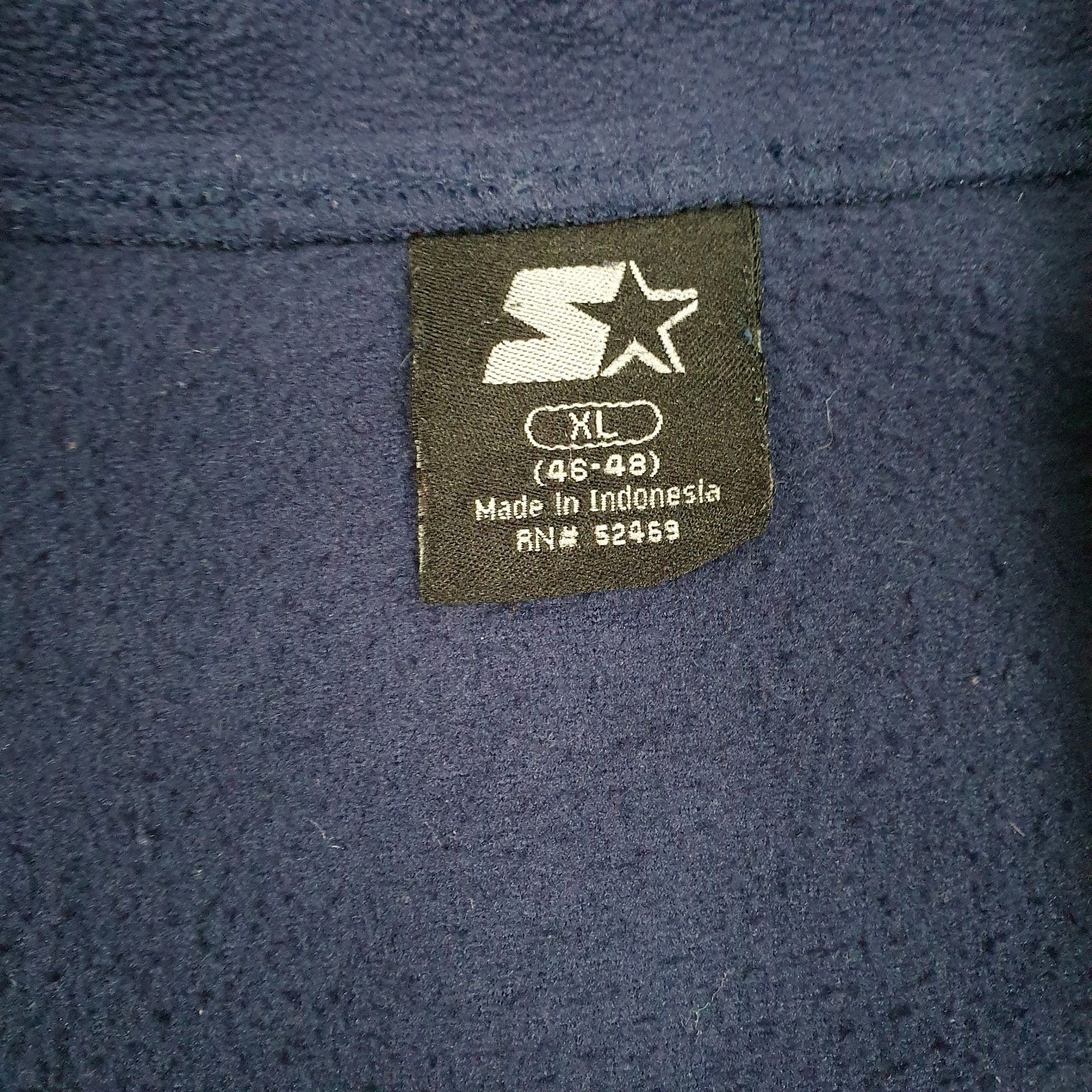Mens Blue Starter  Full Zip Jumper