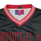 Mens Black Pro Player Vintage 90s NBA Chicago Bulls Pullover V Neck Coat