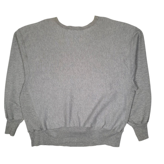 Mens Grey Champion Northwest Vintage 00s Reverse Weave Crewneck Jumper