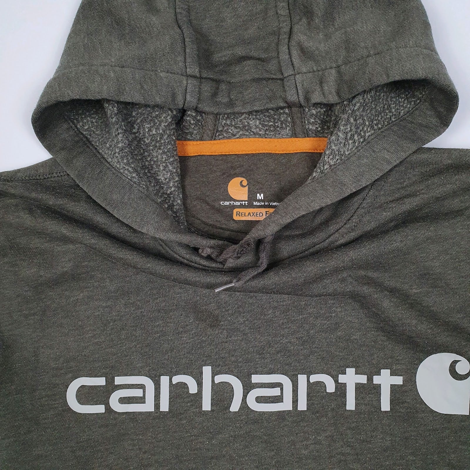 Mens Green Carhartt  Hoodie Jumper
