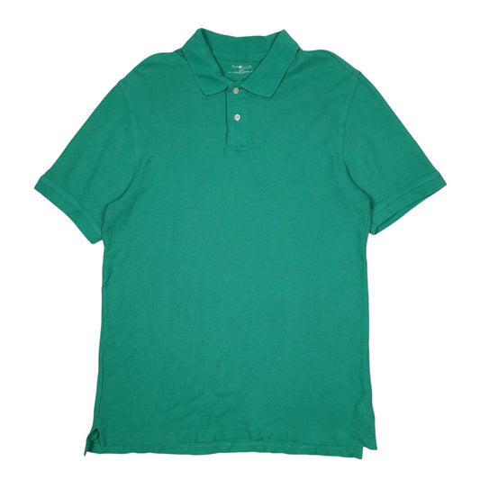 Mens Green Sun River  Short Sleeve Polo Shirt