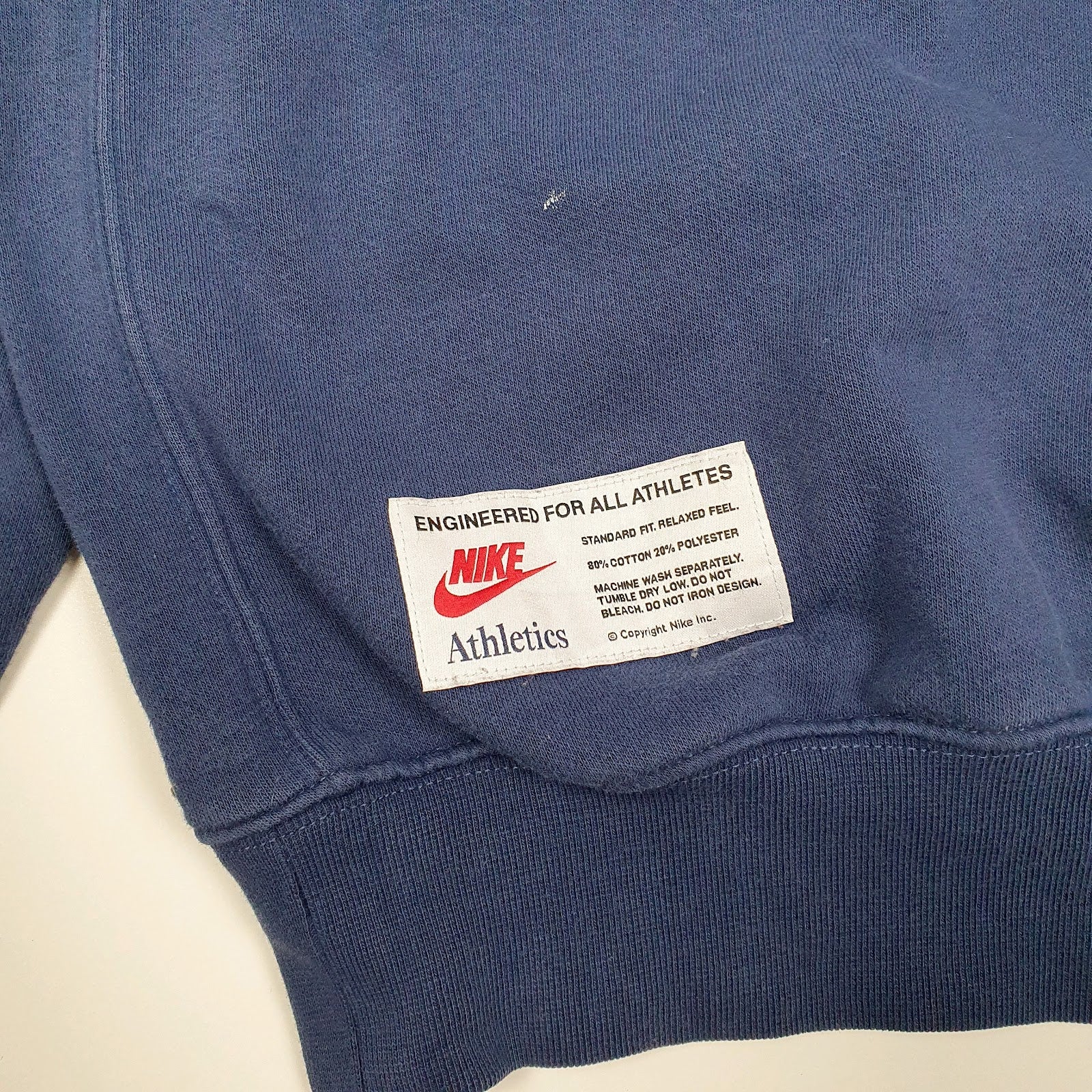 Mens Navy Nike Athletics Crewneck Jumper