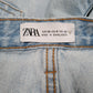 Womens Blue Zara  Full Zip Jeans