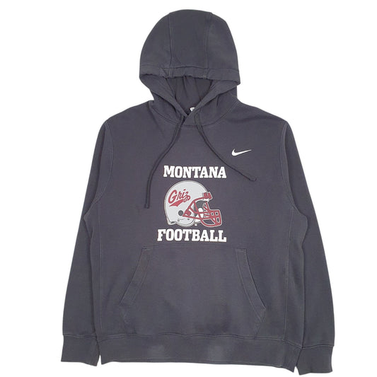 Mens Grey Nike Montana Football Hoodie Jumper