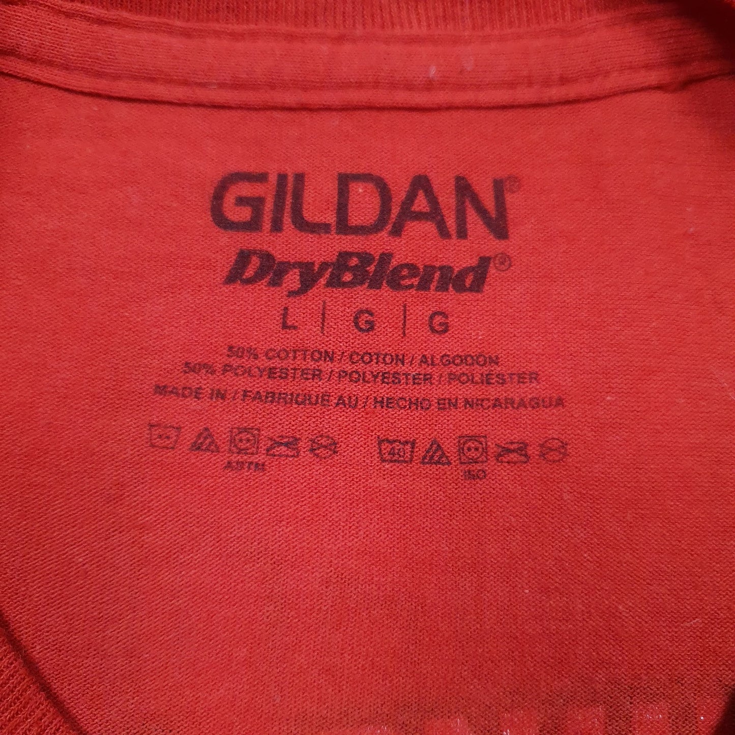 Mens Red Gildan Red Hawk Nation  T Shirt