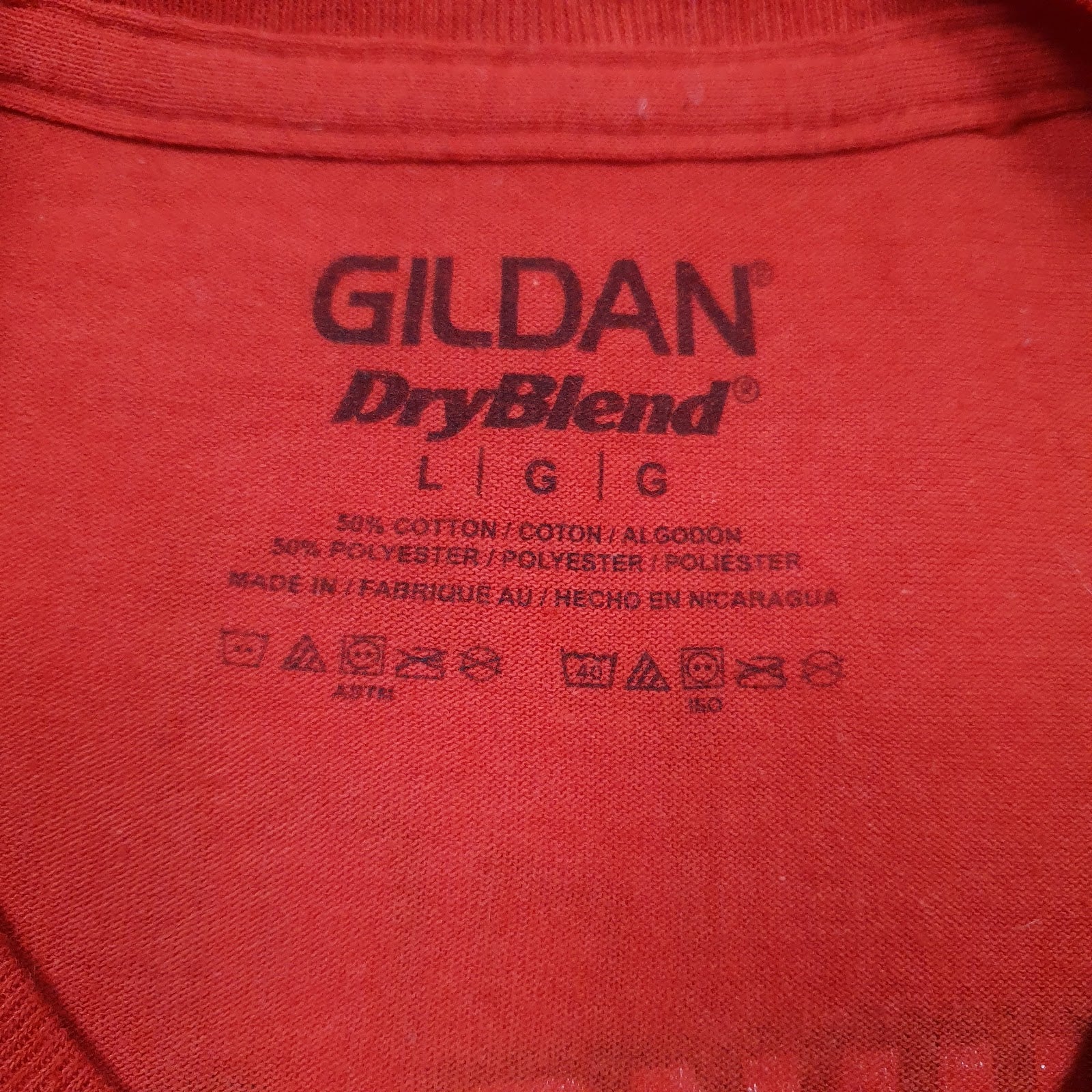 Mens Red Gildan Red Hawk Nation  T Shirt