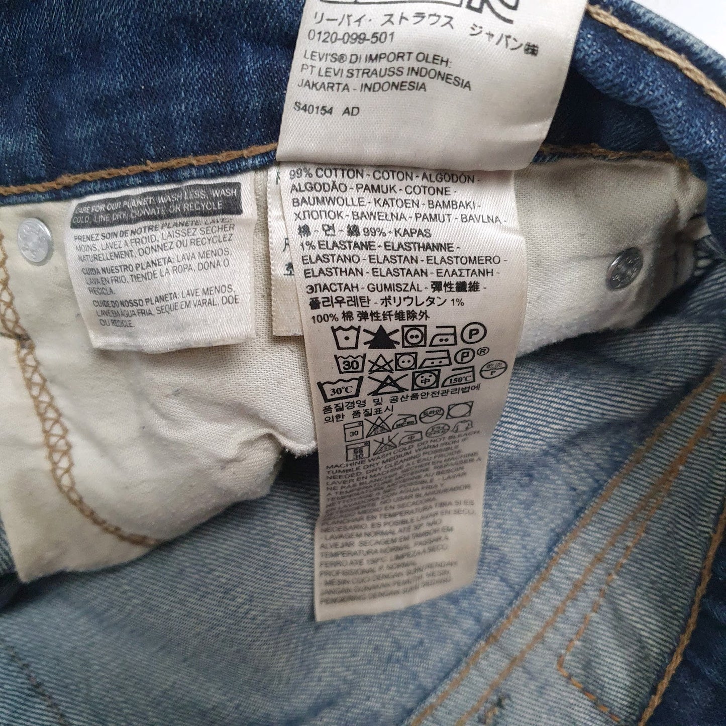 Mens Blue Levis   Jeans