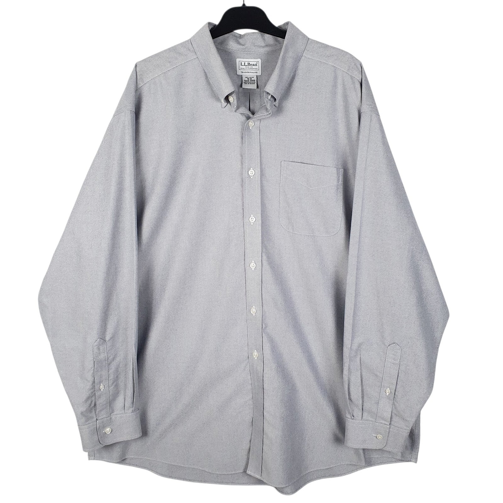 Mens Blue L.L.Bean  Long Sleeve Shirt