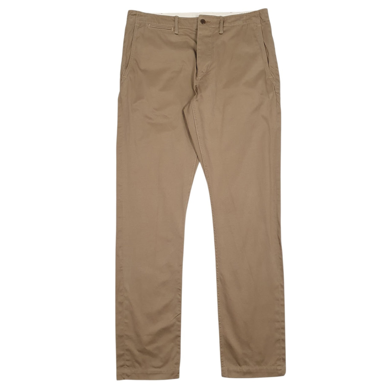 Mens Brown Polo Ralph Lauren Selvedge Chino Trousers