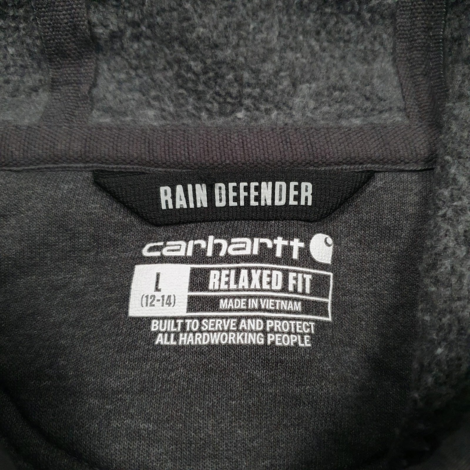 Womens Grey Carhartt  Full Zip Jumper