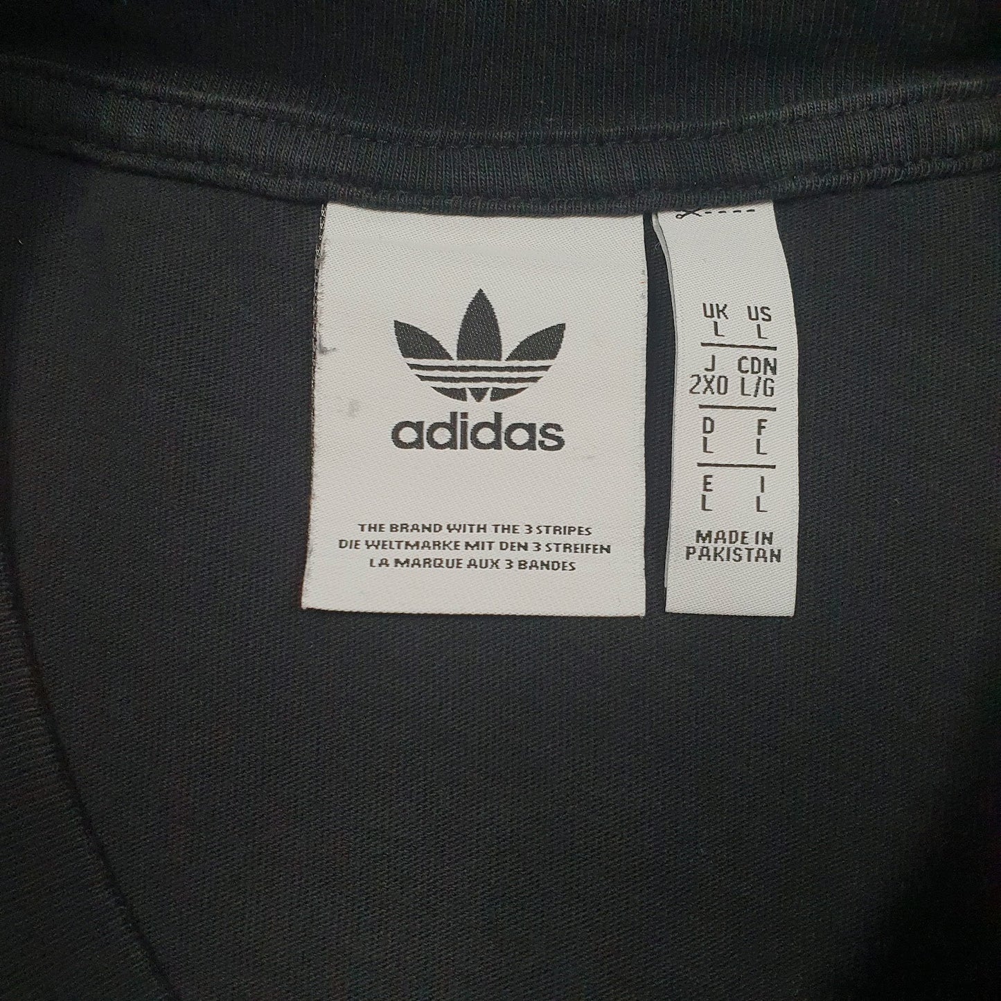 Mens Black Adidas   T Shirt