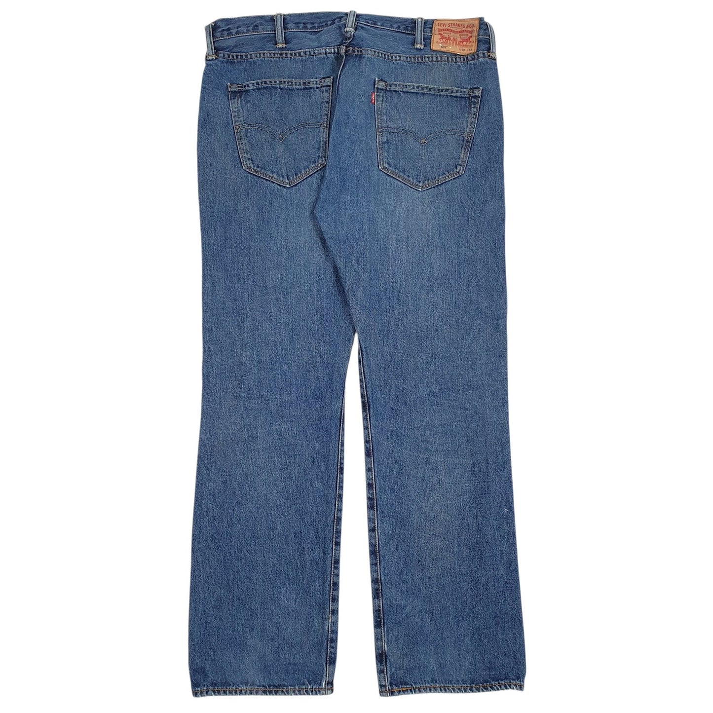 Mens Blue Levis Distressed  Jeans