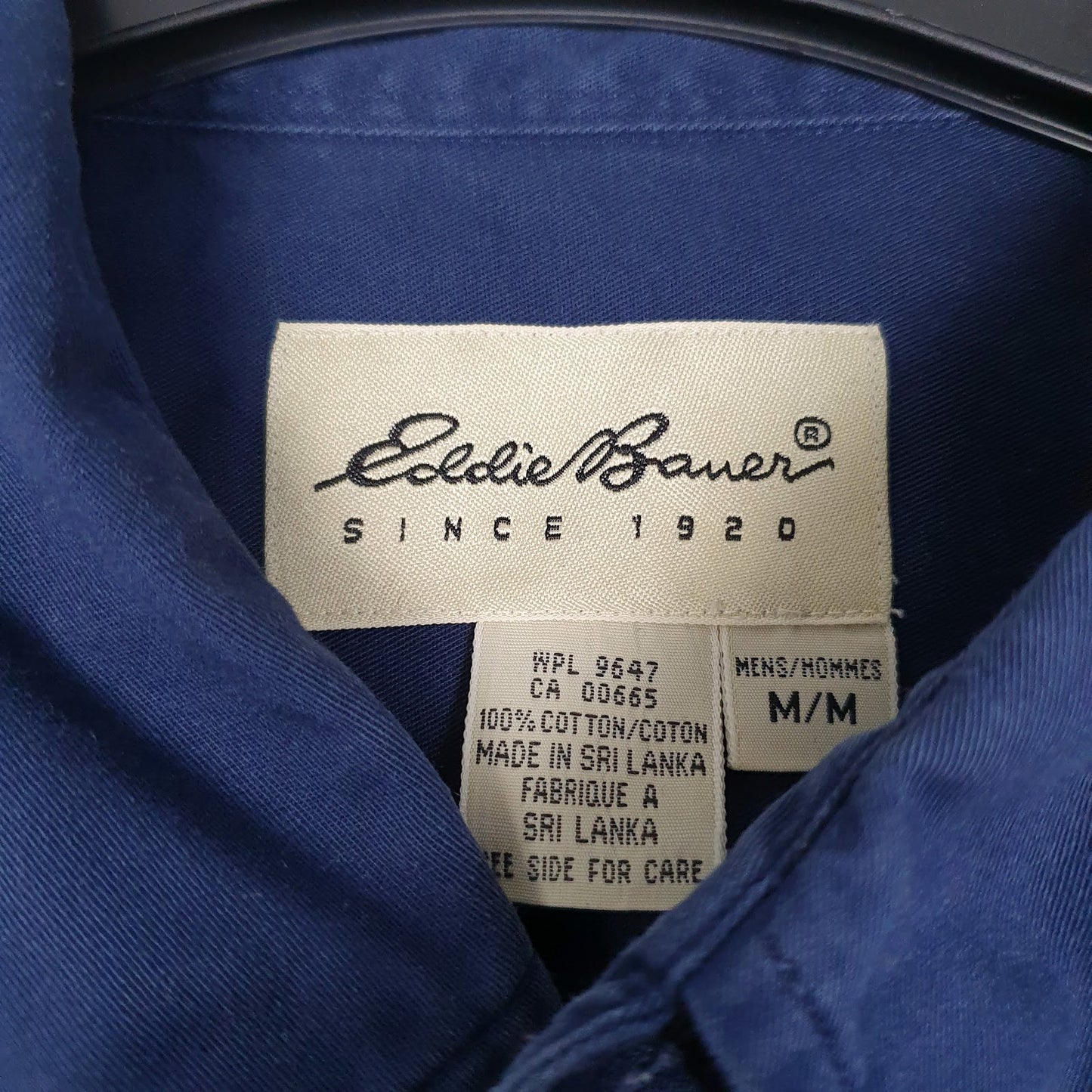 Mens Blue Eddie Bauer   Shirt