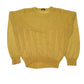 Womens Yellow Rosa Knit Crewneck Jumper