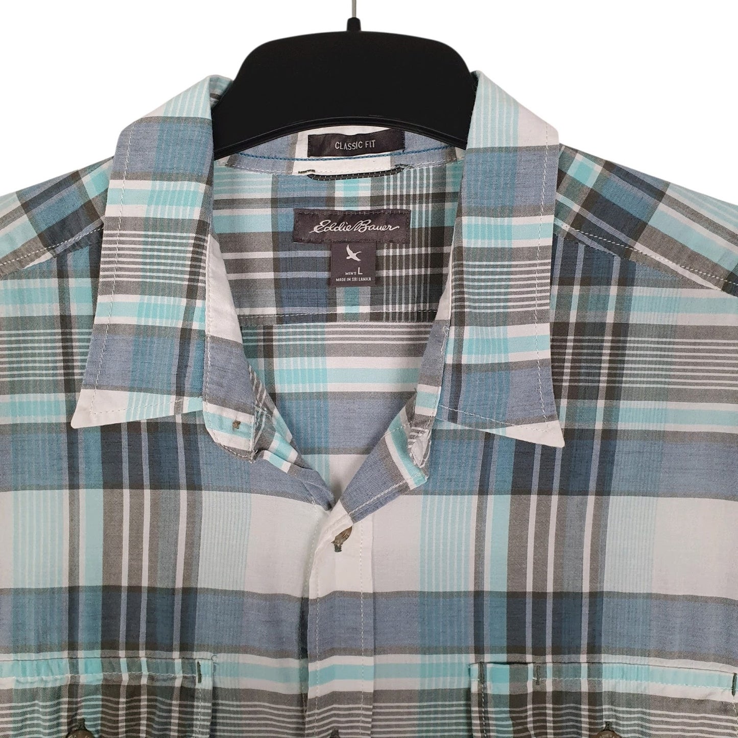Mens Blue Eddie Bauer   Shirt