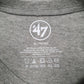 Mens Grey 47 Michigan State  T Shirt