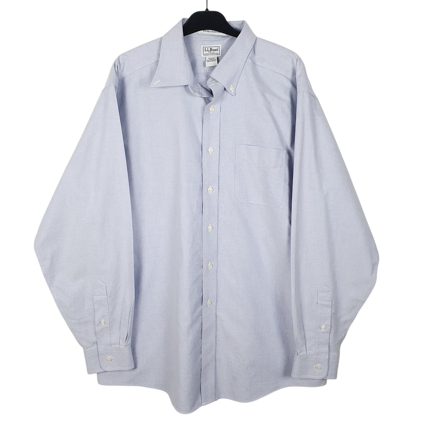 Mens Blue L.L.Bean  Long Sleeve Shirt