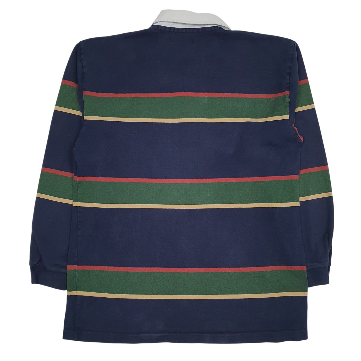Mens Navy James Irish Whiskey Rugby Crewneck Polo Shirt