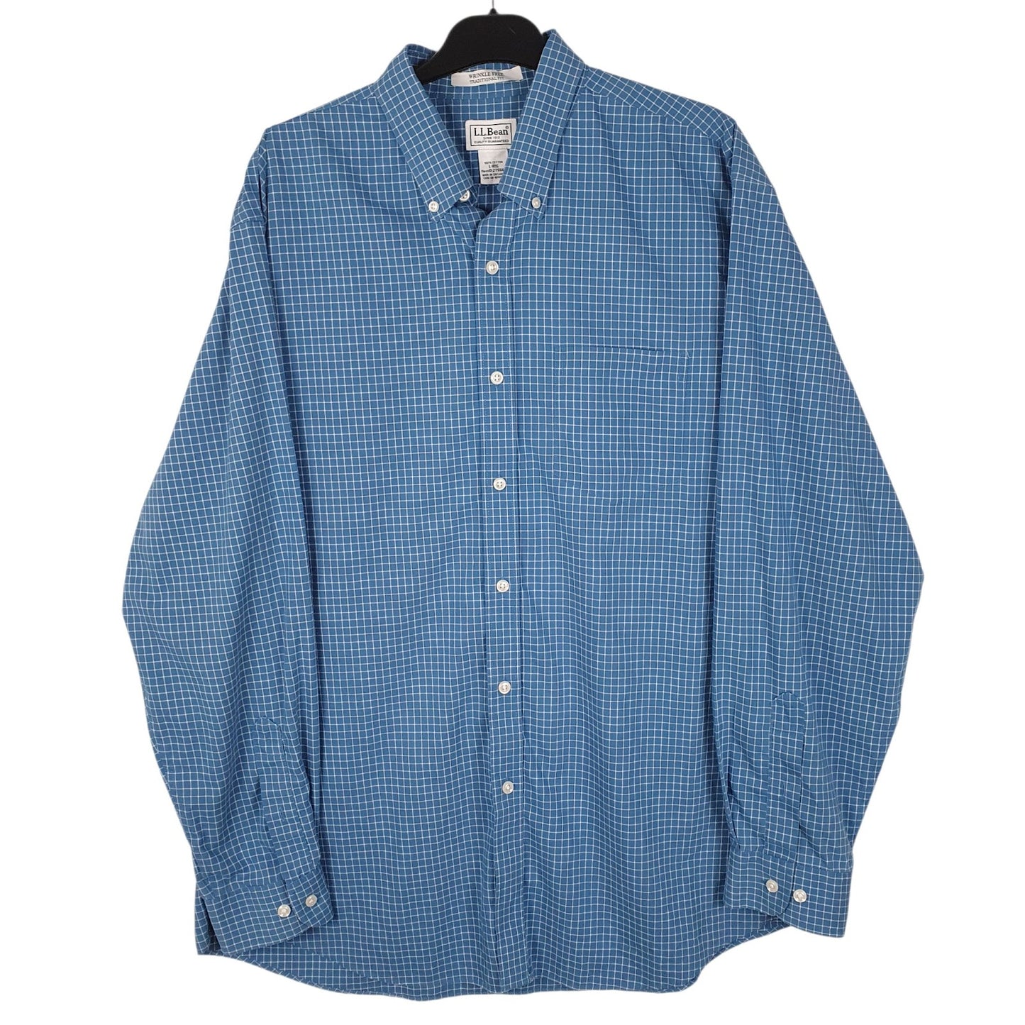 Mens Blue L.L.Bean  Long Sleeve Shirt