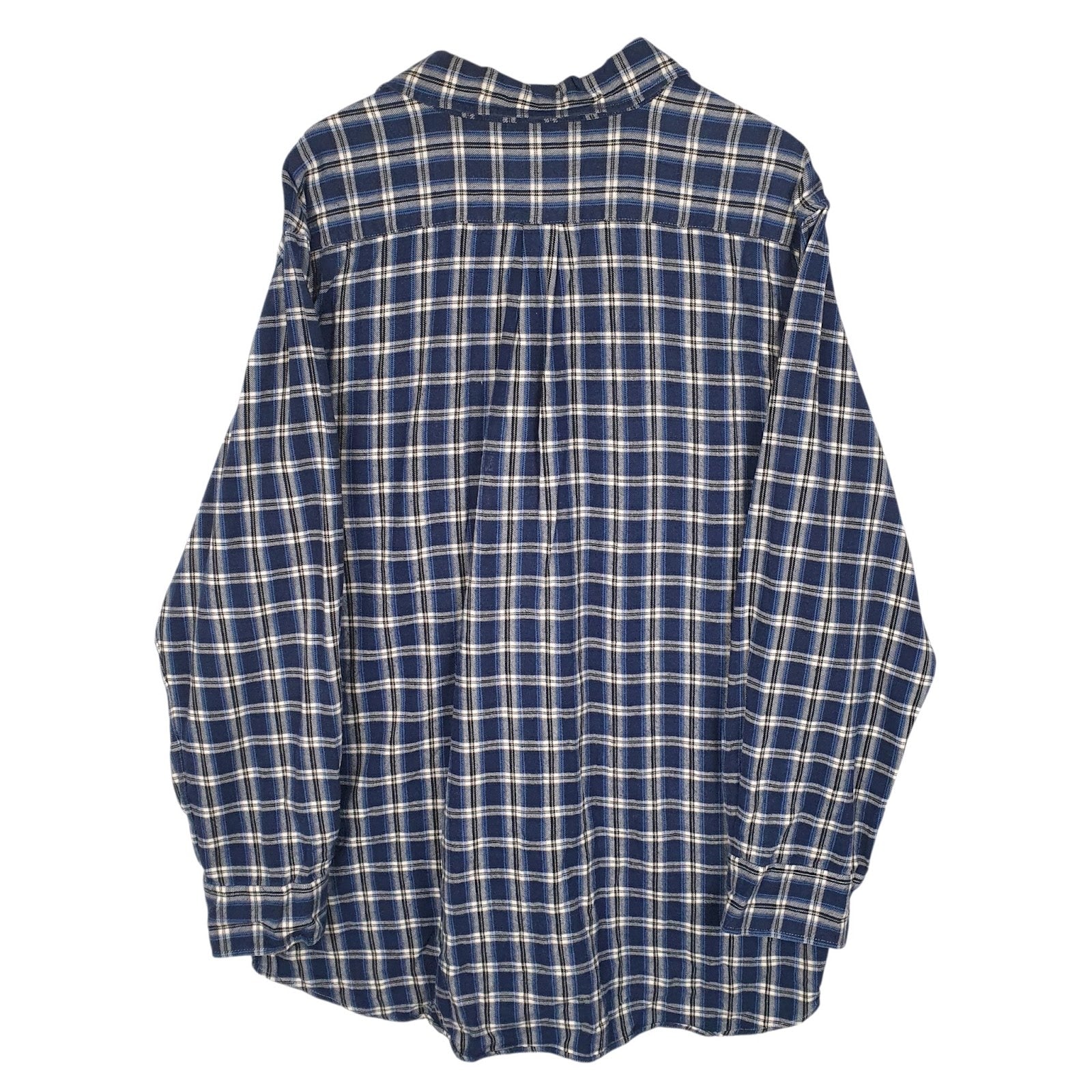 Mens Blue Mannish Club Flannel  Shirt