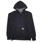 Mens Black Carhartt Car-Lux Hooded Thermo Sweat Full Zip Jumper