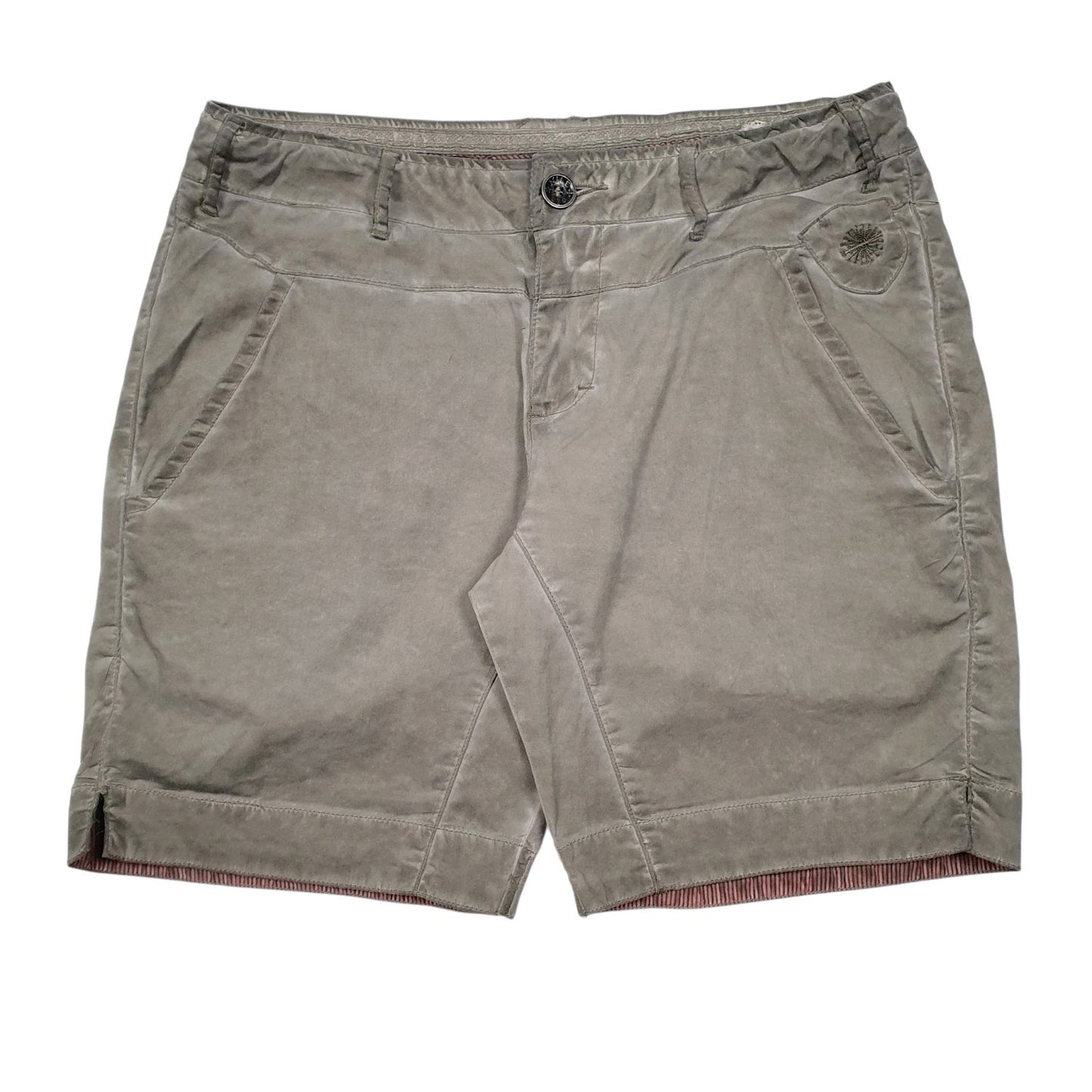 Mens Grey Nile  Chino Shorts
