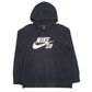 Mens Black Nike Spellout Skateboarding Hoodie Jumper