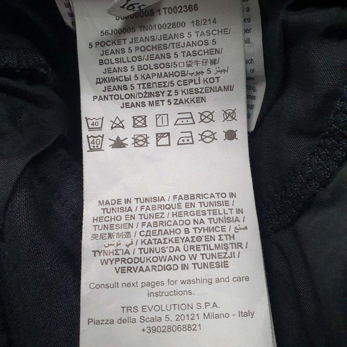 Womens Black Trussardi   Jeans