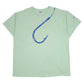 Mens Green Gildan  Short Sleeve T Shirt