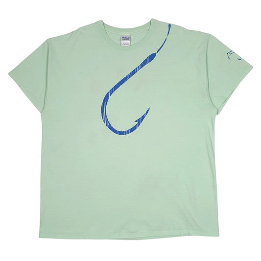 Mens Green Gildan  Short Sleeve T Shirt