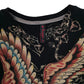Mens Black Electric Shock   T Shirt