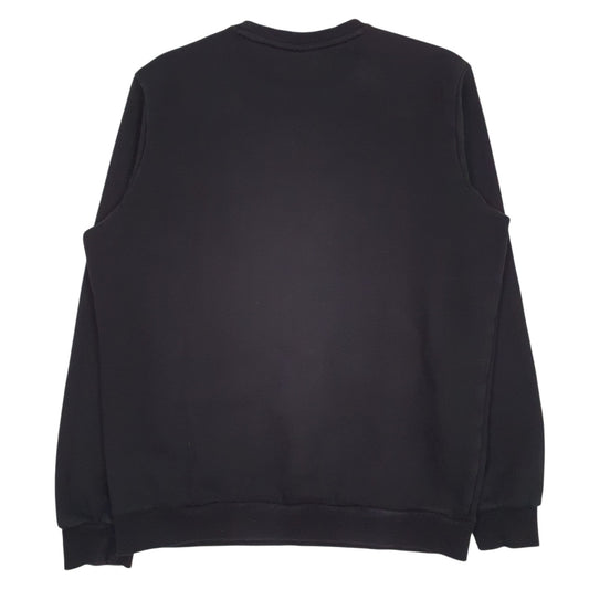 Mens Black Puma  Crewneck Jumper