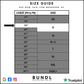 Measurement chart for Mens Multi Patagonia Synchilla Jumper