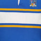 Mens Blue Uniform Basics Rugby Crewneck Polo Shirt