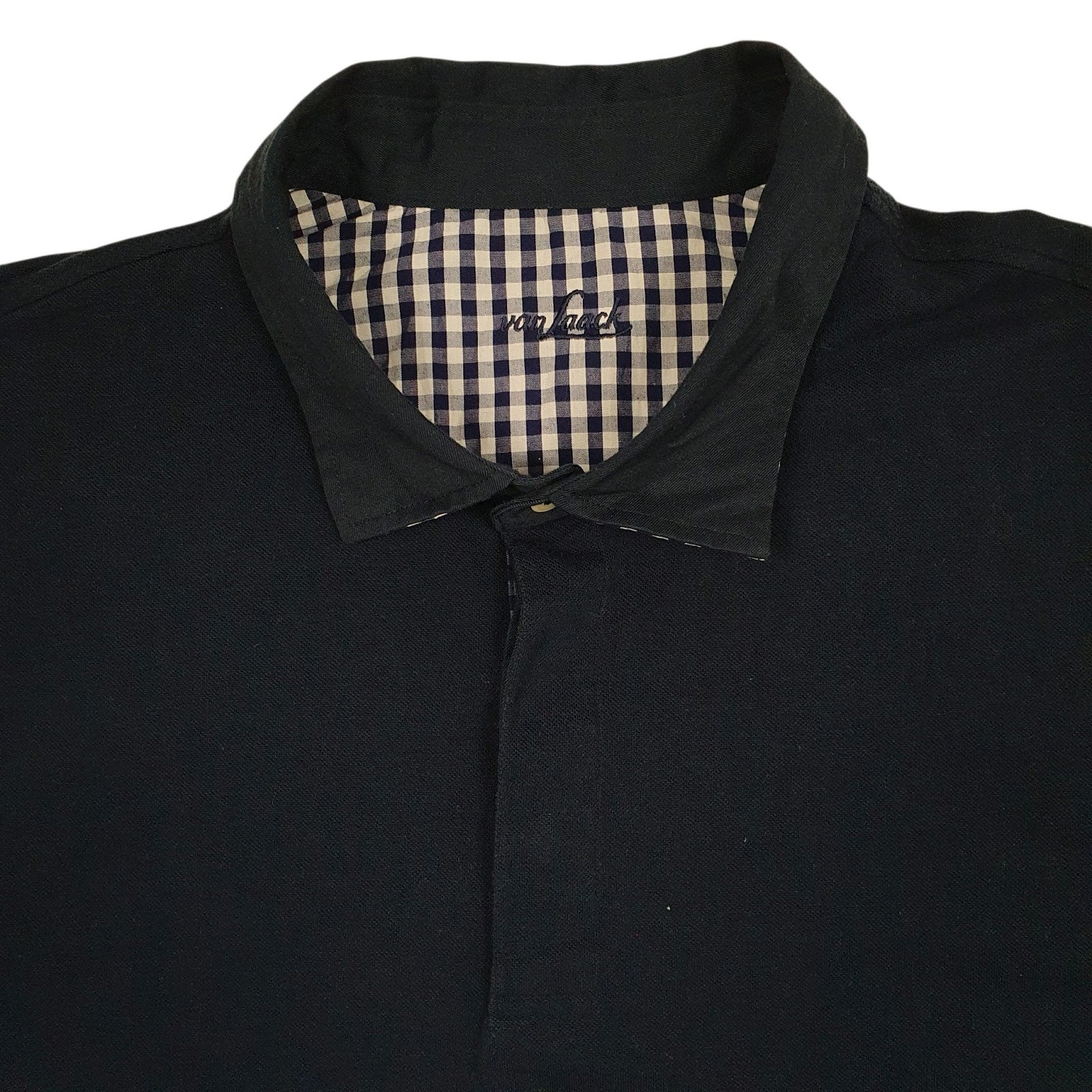 Mens Navy Van Laack Rugby  Polo Shirt