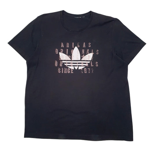 Mens Black Adidas  Short Sleeve T Shirt