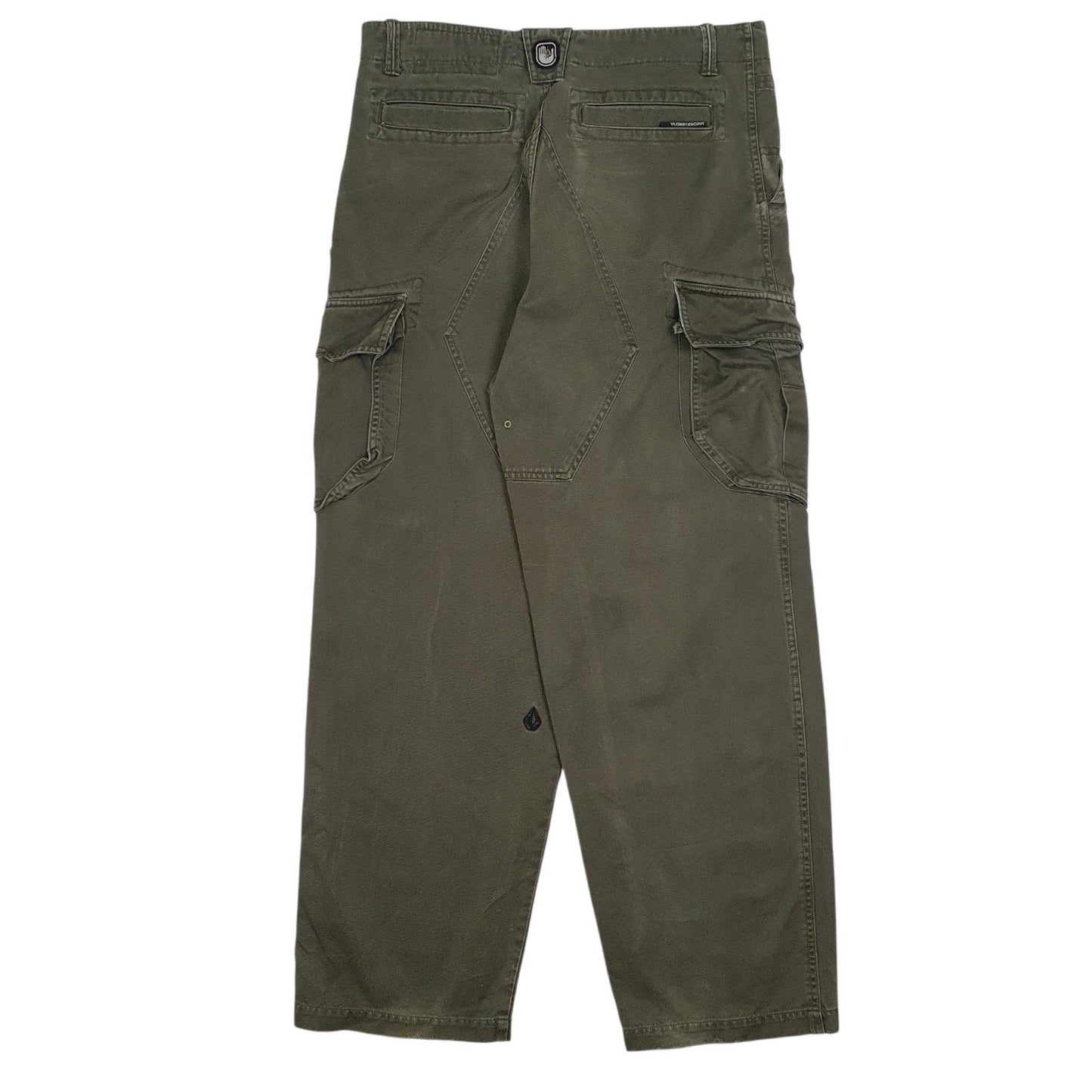 Mens Green Volcom   Trousers