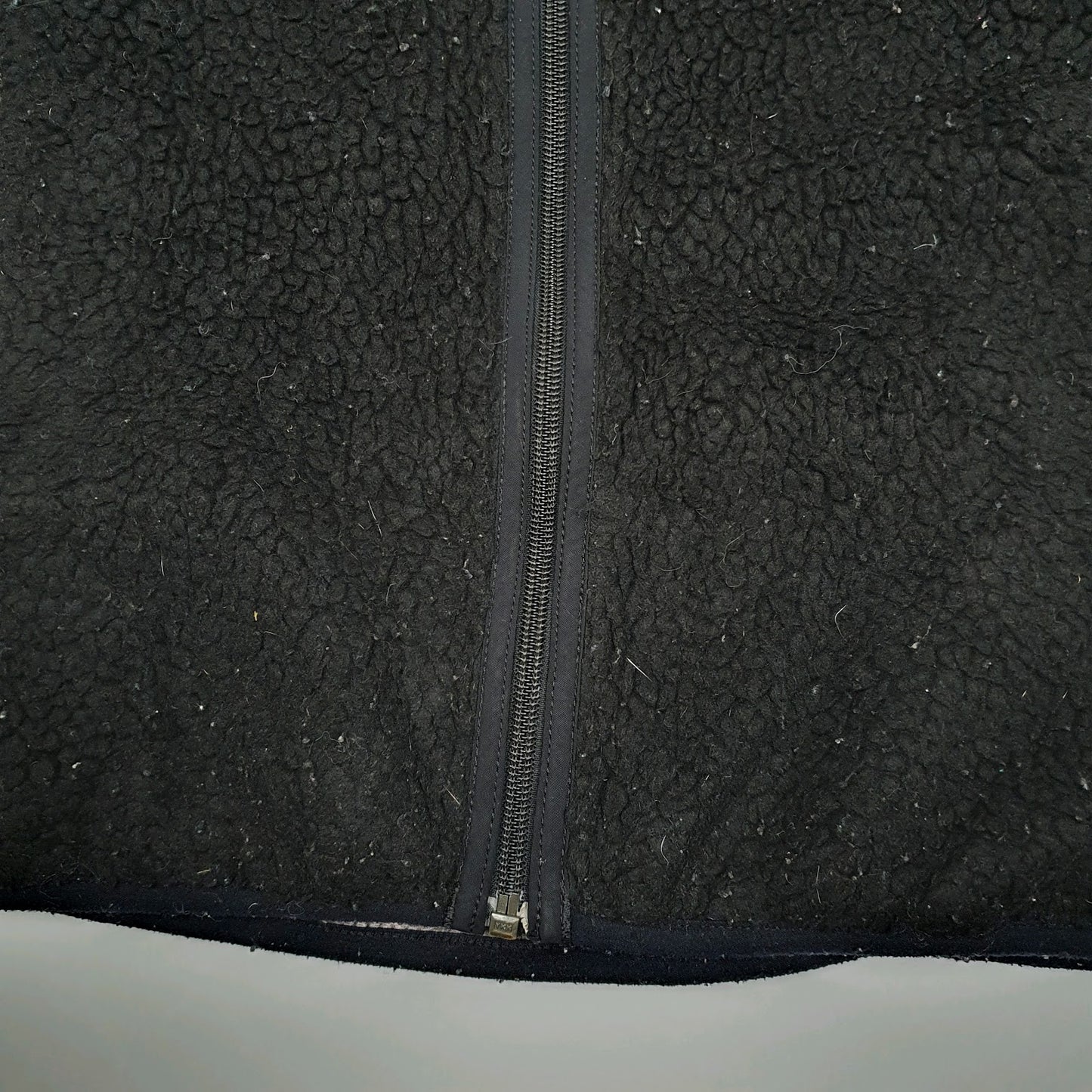 Womens Black Patagonia Retro X Deep Pile Fleece Full Zip Coat
