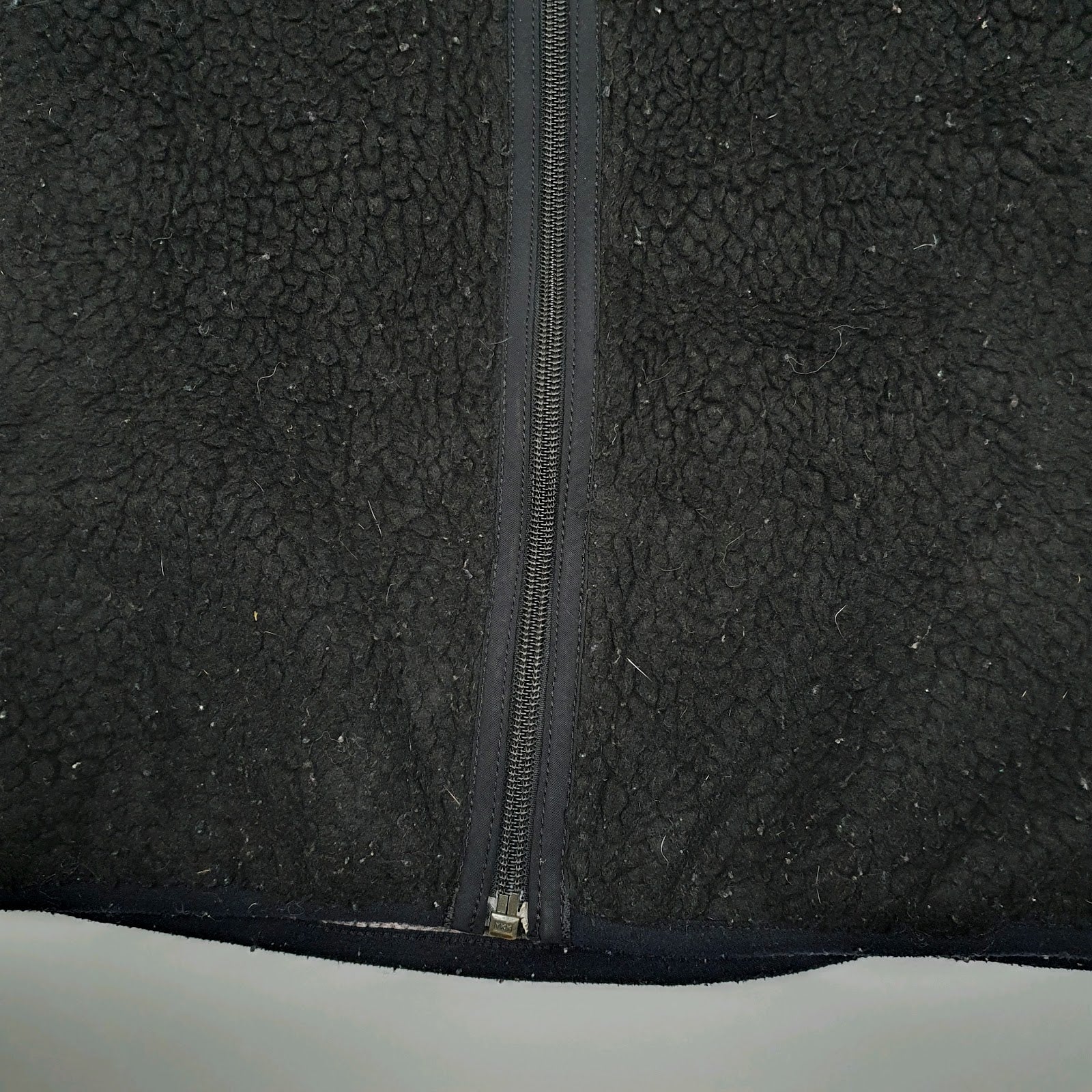 Womens Black Patagonia Retro X Deep Pile Fleece Full Zip Coat