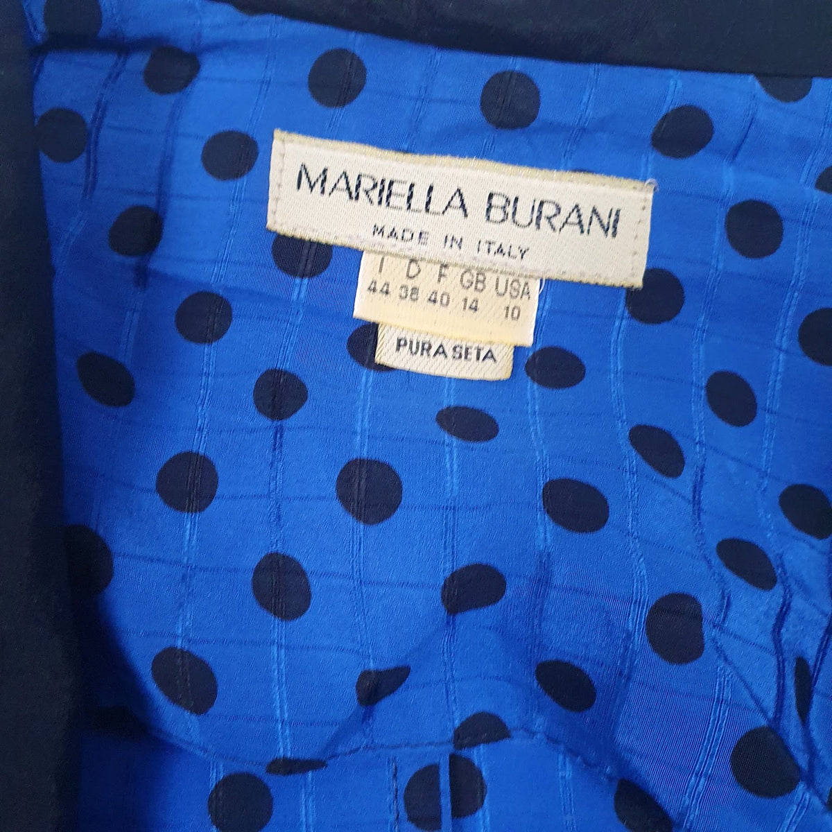 Womens Blue Mariella Burani   Coat