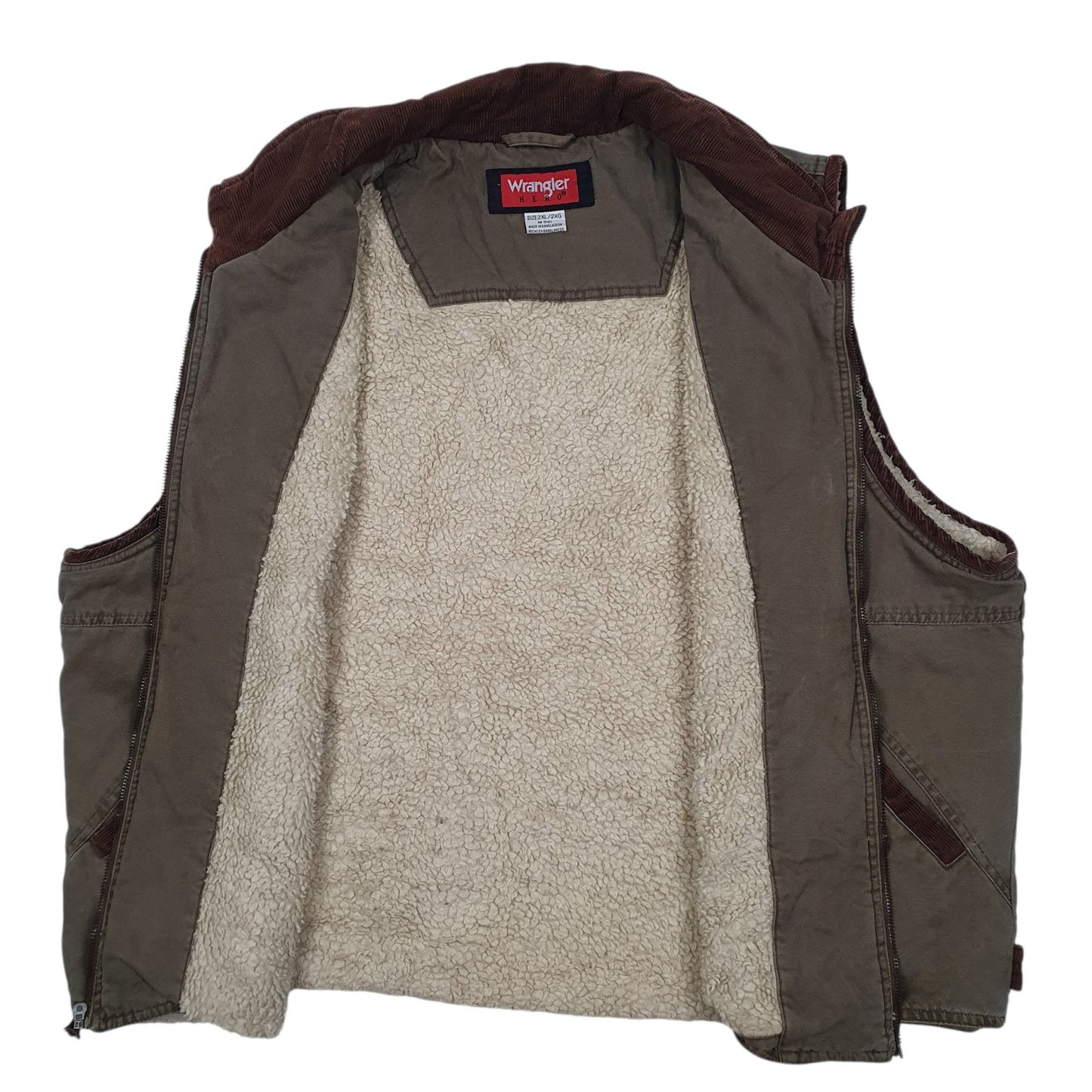Mens Green Wrangler Hero Workwear  Coat